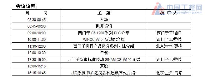 北(běi)京進步公司西門子（中(zhōng)國）巡回技術研讨會－鄭州站